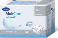 Подгузники MoliCare Premium extra soft (Моликар Премиум Экстра Софт) размер М (бедра 90–120см), 30 штук, 169648