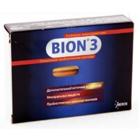 Бион 3 для здоровой микрофлоры кишечника, укрепления иммунитета, источника витаминов и микроэлементов, 10шт
