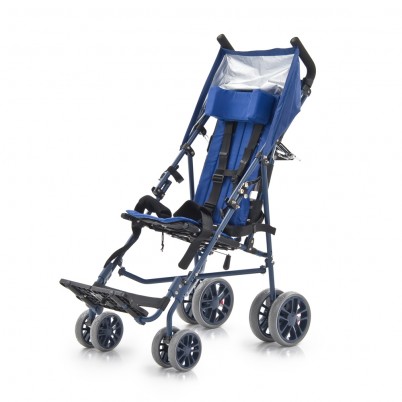 Кресло–коляска Armed FS258LBJGP детская (тип-трость) с ремнями безопасности, подголовником и капюшоном, до 50кг