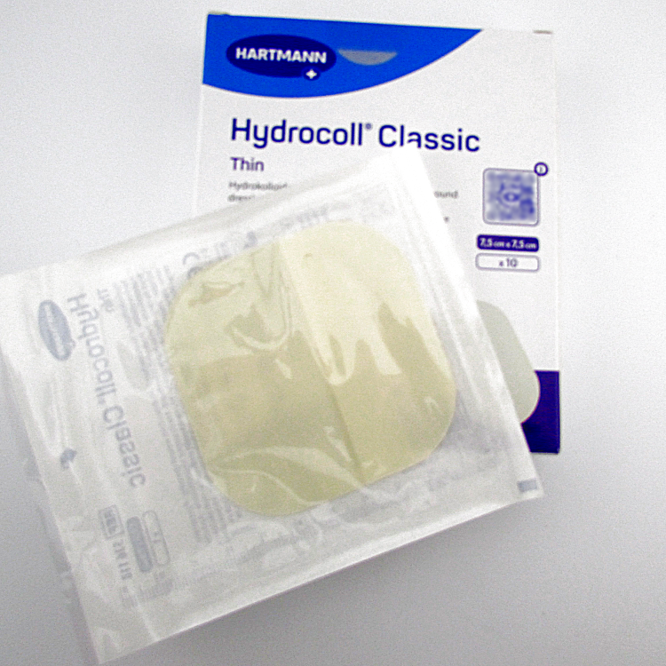 Повязка Гидроколл Классик тин (Hydrocoll Classic thin) 7.5х7.5см, гидроколлоидная, 536118