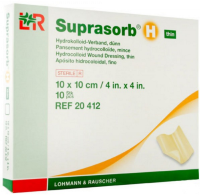 Повязка Suprasorb H (Супрасорб Н) гидроколлоидная для неинфицированных ран со средней экссудацией 10х10см, 20403