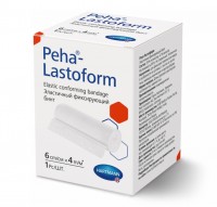 Бинт Peha-Lastoform (Пеха Ластоформ) эластичный фиксирующий, 6cм x 4м, 300110