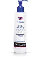 Молочко для тела Нитроджина / Neutrogena, глубокое увлажнение, для чувствительной кожи, питает, туба 250 мл