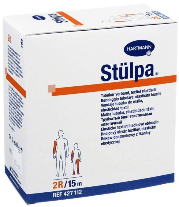 Бинт STÜLPA (Штюльпа) №2R трикотажный, трубчатый, подкладочный, 6см х15м, 427112