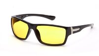 Водительские очки SP Glasses Premium со светофильтром полнооправные для улучшения видимости ночью, черные, AD082