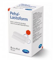 Бинт Peha-Lastoform (Пеха Ластоформ) эластичный фиксирующий, 8см x 4м, 300111