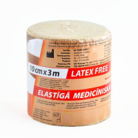 Бинт ЛАУМА модель 2 "Latex Free" ВР 10см х 3м, медицинский эластичный компрессионный, 206745