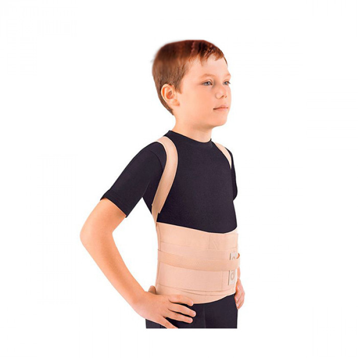 Корсет грудо-пояснично-крестцовый детский ORTO, для исправления осанки, КГК-110дет.