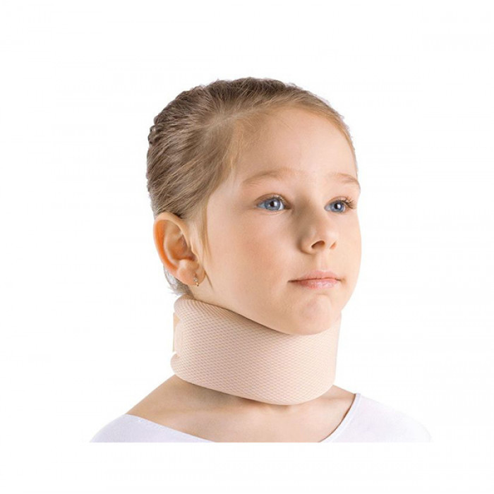 Бандаж шейный для детей Orto ШВД (воротник Шанца) мягкий упругий фиксатор с согревающим эффектом