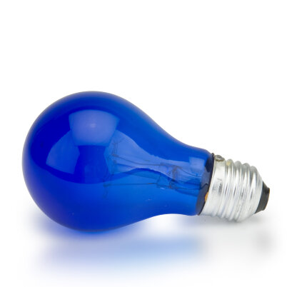 Лампа накаливания вольфрамовая Armed для физиотерапевтических целей, мощностью 60 Вт и диаметром 56 мм, синяя, 100600002