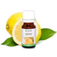 Масло эфирное Лимон Олеос, антиоксидантное, противовоспалительное, отхаркивающее действие, укрепляет иммунитет, 10 мл