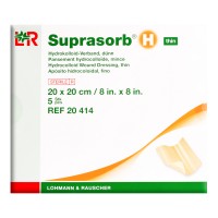 Повязка гидроколлоидная Suprasorb H (Супрасорб Н) стандартная, гибкая, 20х20 см, 20402