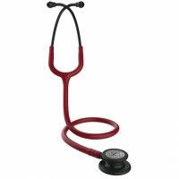 Стетоскоп Littmann Classic III для физикального обследования с двусторонней настраиваемой диафрагмой, трубка бордовая, длина 69см, 5868