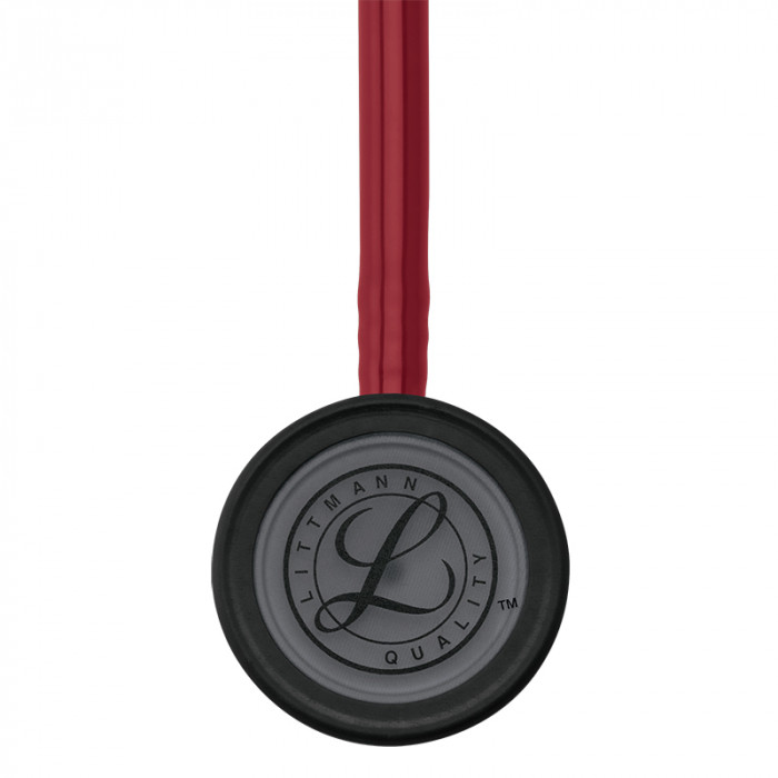 Стетоскоп Littmann Classic III для физикального обследования с двусторонней настраиваемой диафрагмой, трубка бордовая, длина 69см, 5868