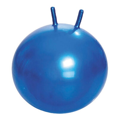 Мяч гимнастический Armed диаметром 55 см и двумя ручками для равновесия, с насосом, синий, из поливинилхлорида, L 2355b
