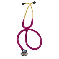 Стетоскоп Littmann Classic II Infant с головкой цвета радуги, малиновой трубкой 71см, диафрагмой 2,7см и колоколом 1,9см, 2157