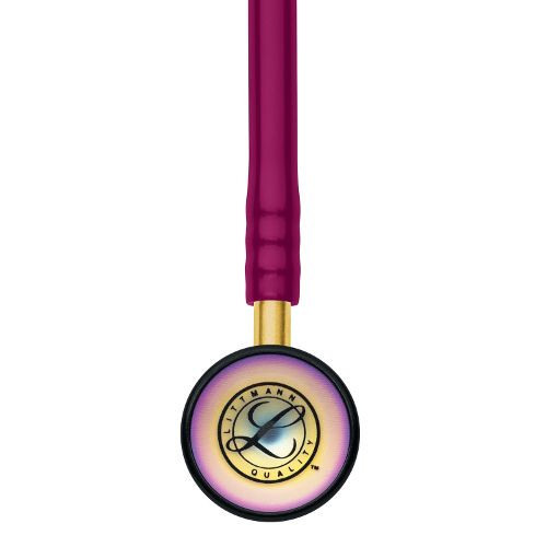 Стетоскоп Littmann Classic II Infant с головкой цвета радуги, малиновой трубкой 71см, диафрагмой 2,7см и колоколом 1,9см, 2157